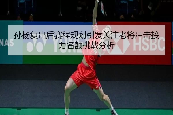 孙杨复出后赛程规划引发关注老将冲击接力名额挑战分析